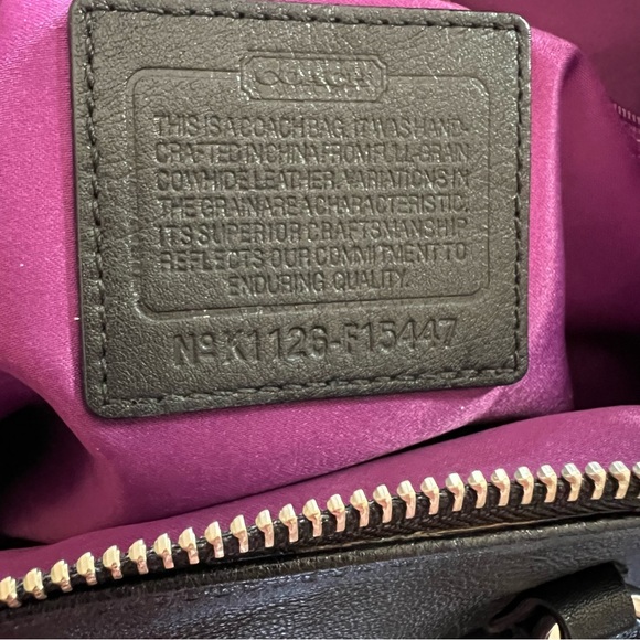 COACH Madison Leather Large Sabrina Satchel Handbag - Picture 15 of 16